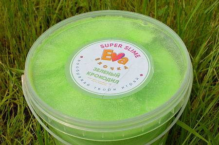 Десерт для рук зеленого цвета «Зеленый крокодильчик», масса нетто 1кг.